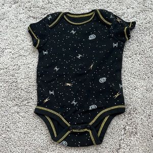 Star Wars short sleeve onesie 0-3 months